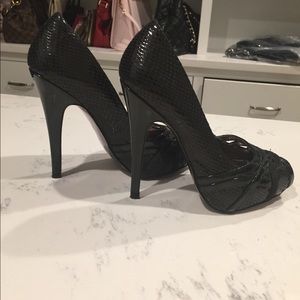 Charles David peep toe high heels